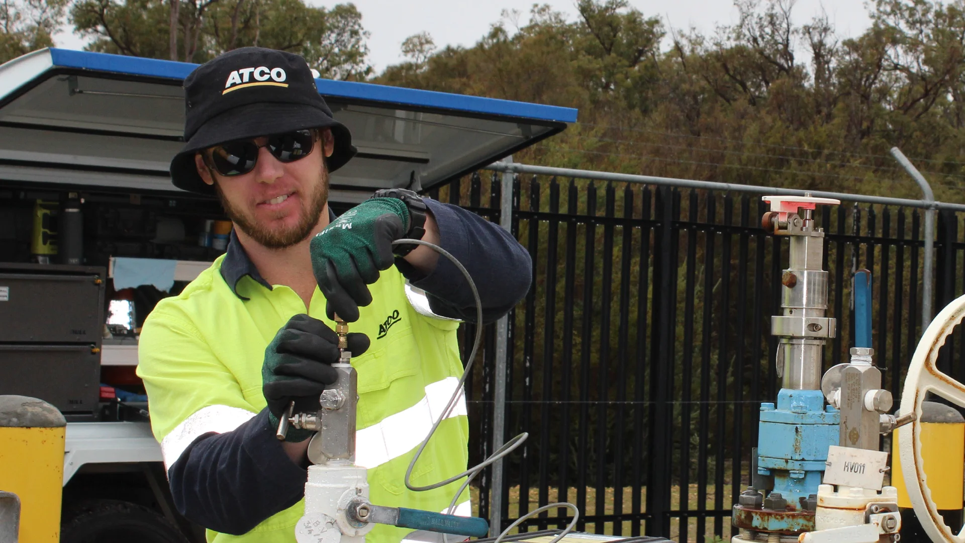 ATCO Employee Working