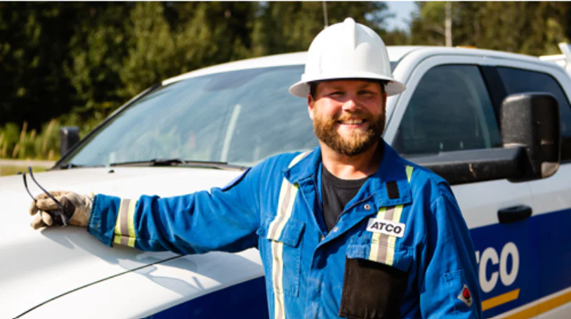 ATCO Employee working 