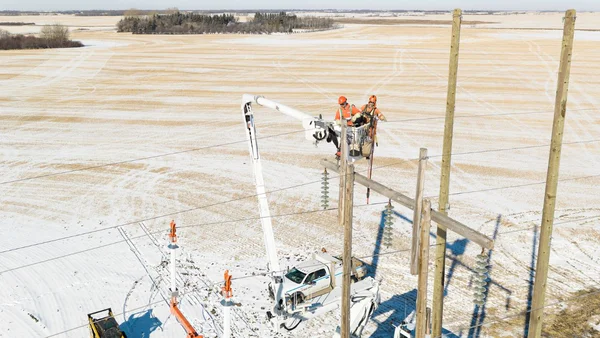 Electrical line work