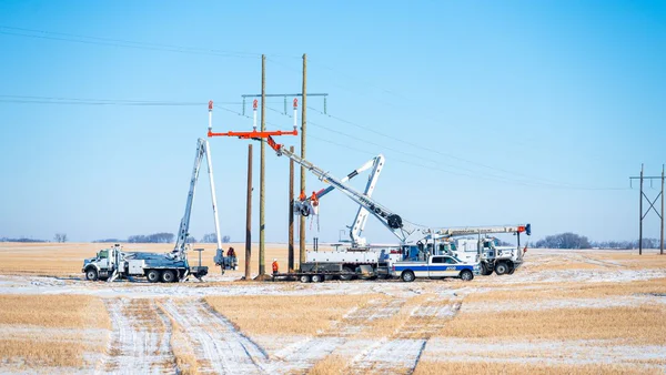 Electrical line work