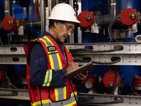 ATCO Employee Working