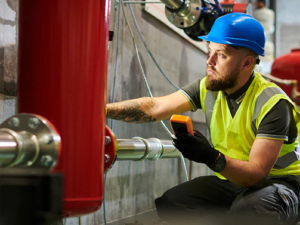 Person working
