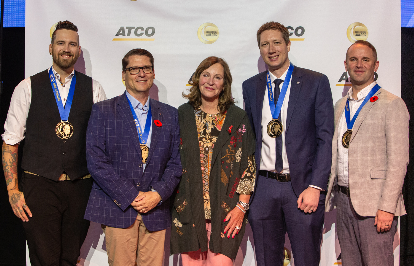 2023 Excellence Awards Winners with Nancy Southern