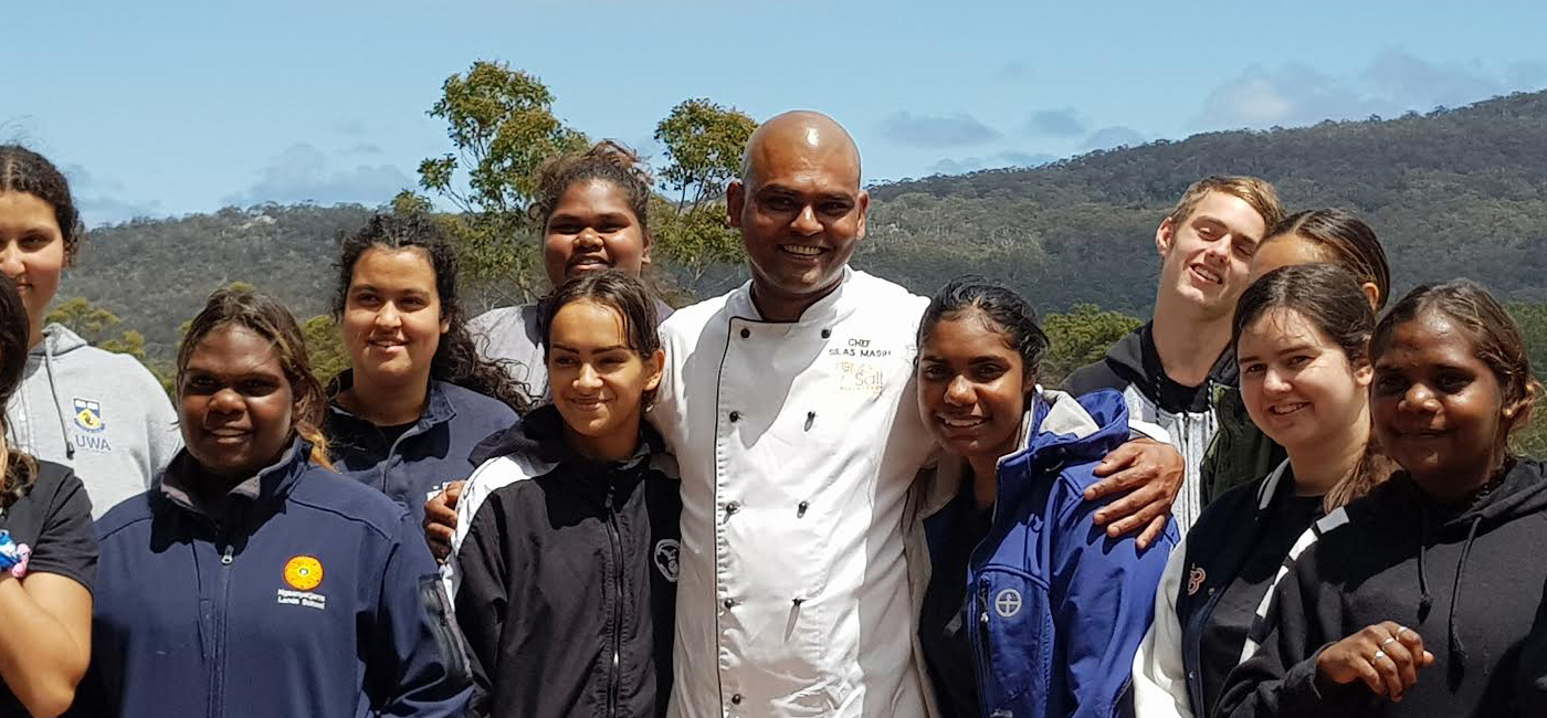 Chef Silas Masih Indigenous students 