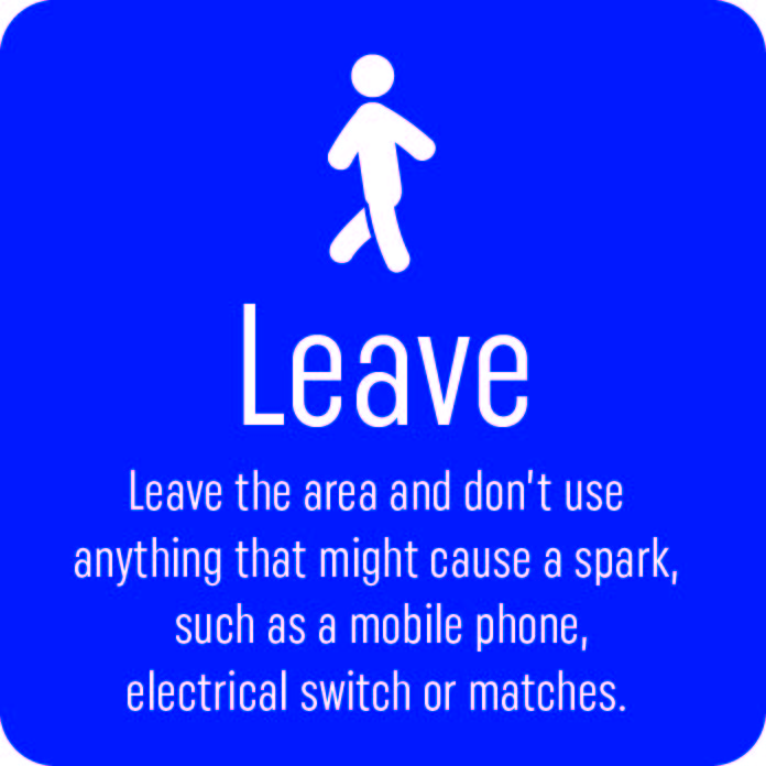 leave - gas leak