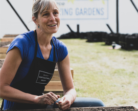 Calgary Horticultural Society expert helps us plant our garden