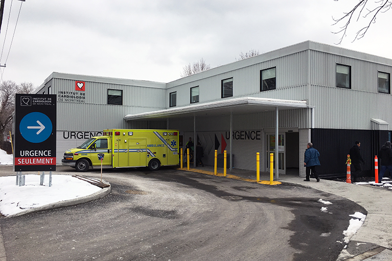Montreal Heart Institute modular hospital