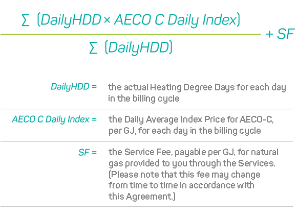 ATCOenergy formula for gas