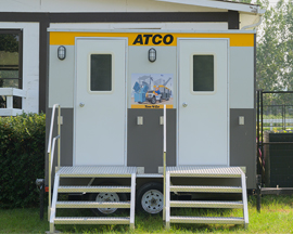 ATCO's Tow n' Go onsite lavatories