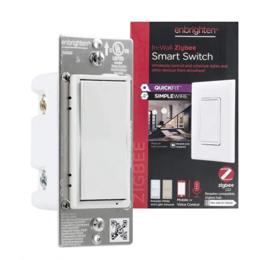 Enbrighten Zigbee 3.0 Smart Wall Switch