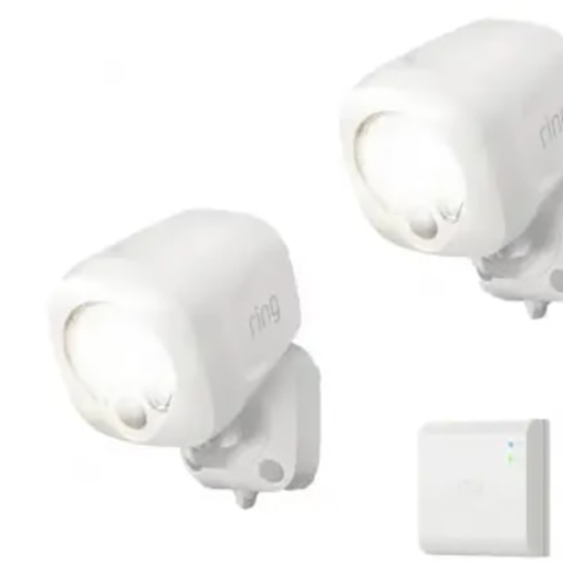 Ring Smart Lighting SpotLight Kit with Bridge White