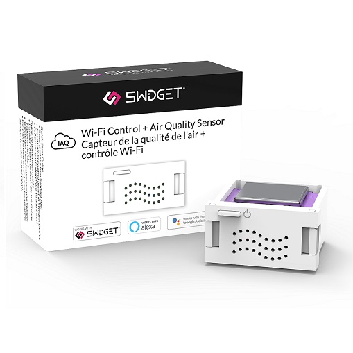 Swidget WiFi Control with Air Quality Insert