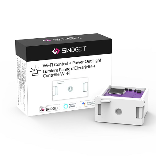 Swidget WiFi Control with Power Out Light Insert