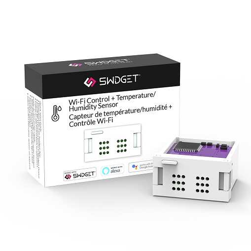 Swidget WiFi Control with Temperature and Humidity Insert